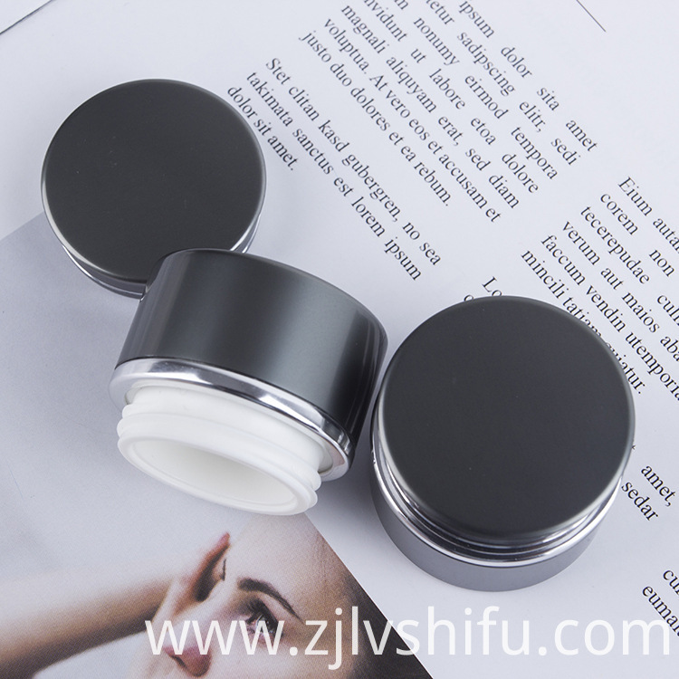 High Quality Black Acrylic Cosmetic Packaging Cream Jar High Quality Black Acrylic Cosmetic Packaging Cream Jar